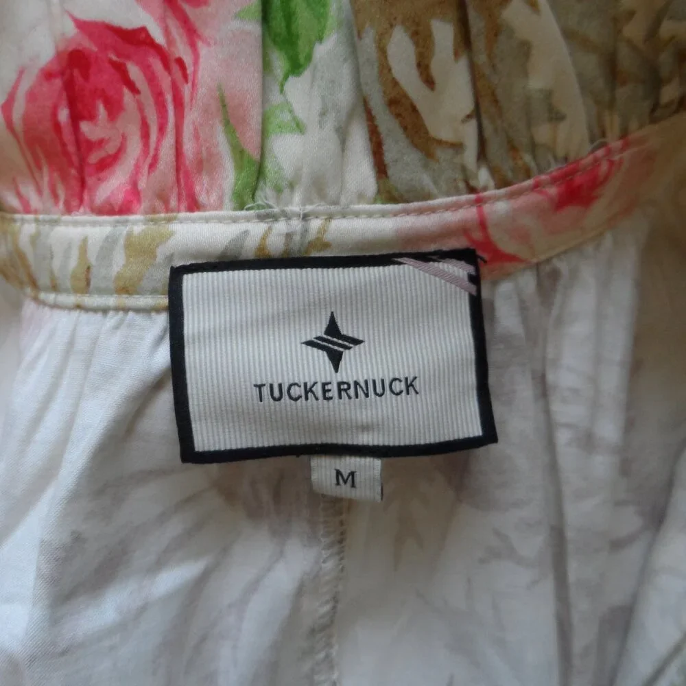 Tuckernuck Sun-Faded Floral Crawford V-Neck Short Dress Sz Med - Picture 3 of 5